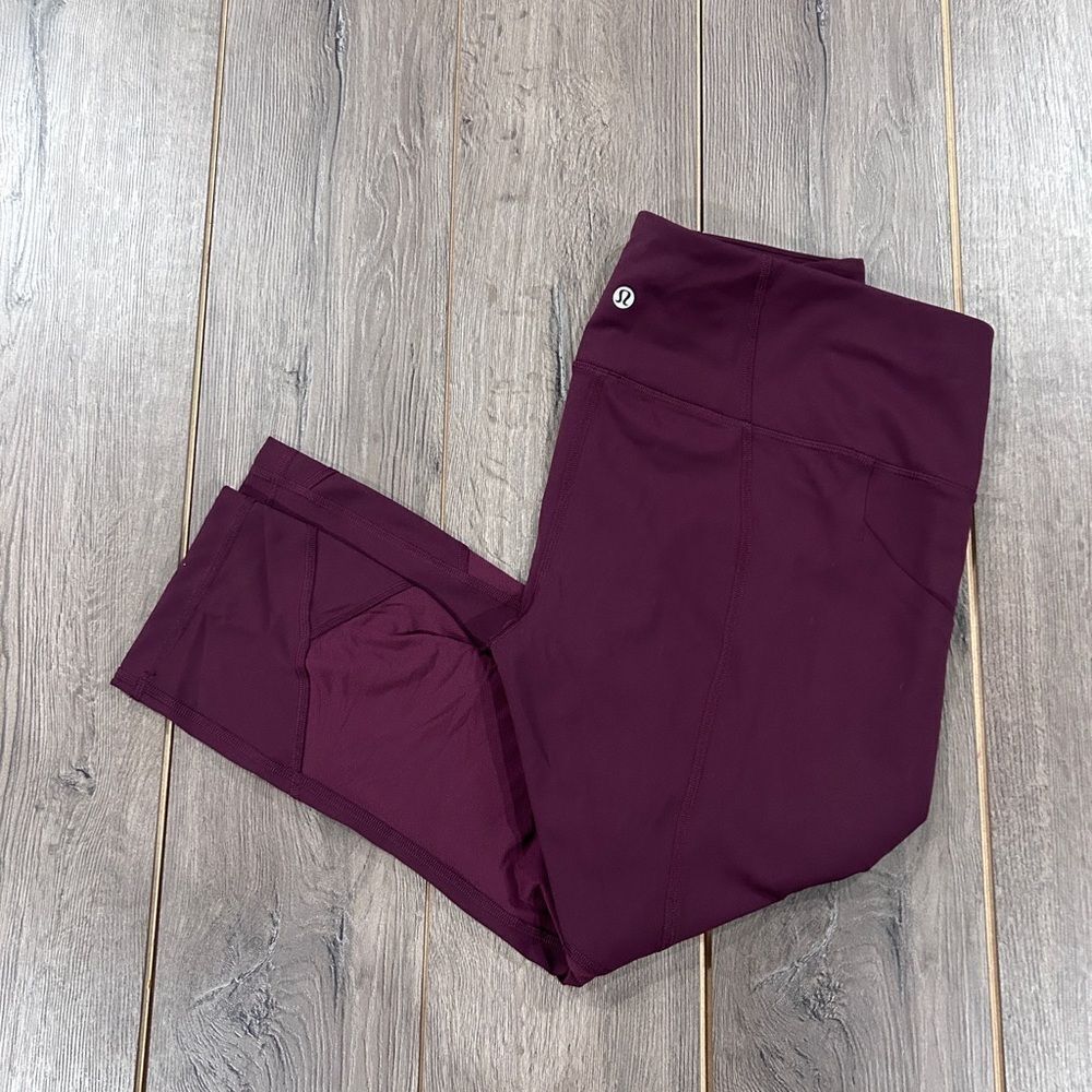 Lululemon Pace Rival High Rise Crop 22” - Picture 1 of 3